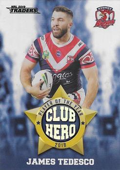2019 TLA Traders - Club Heroes #CH27 James Tedesco Front